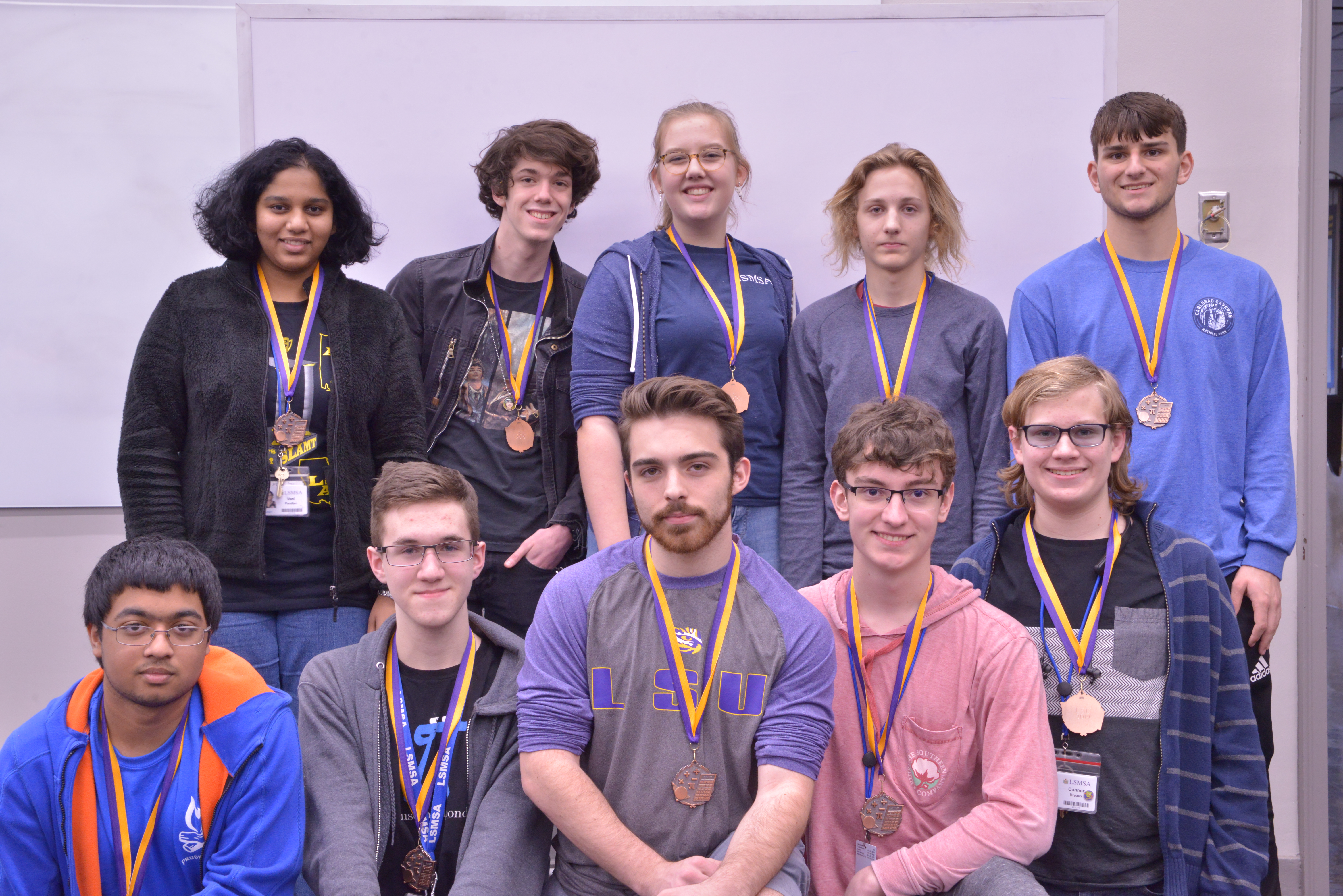 ** The Bronze Medal Team: **